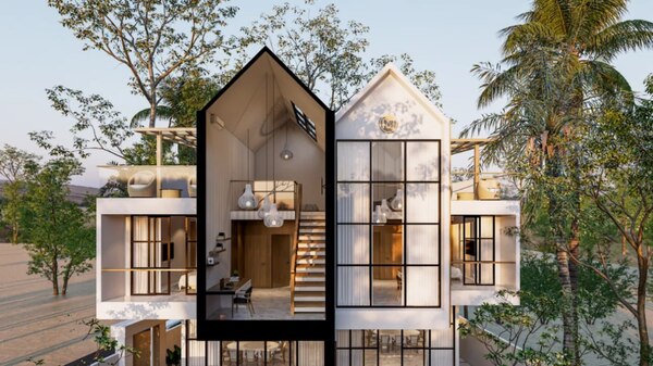 Spacious Villas in Scandinavian Style Amidst Bali’s Natural Paradise